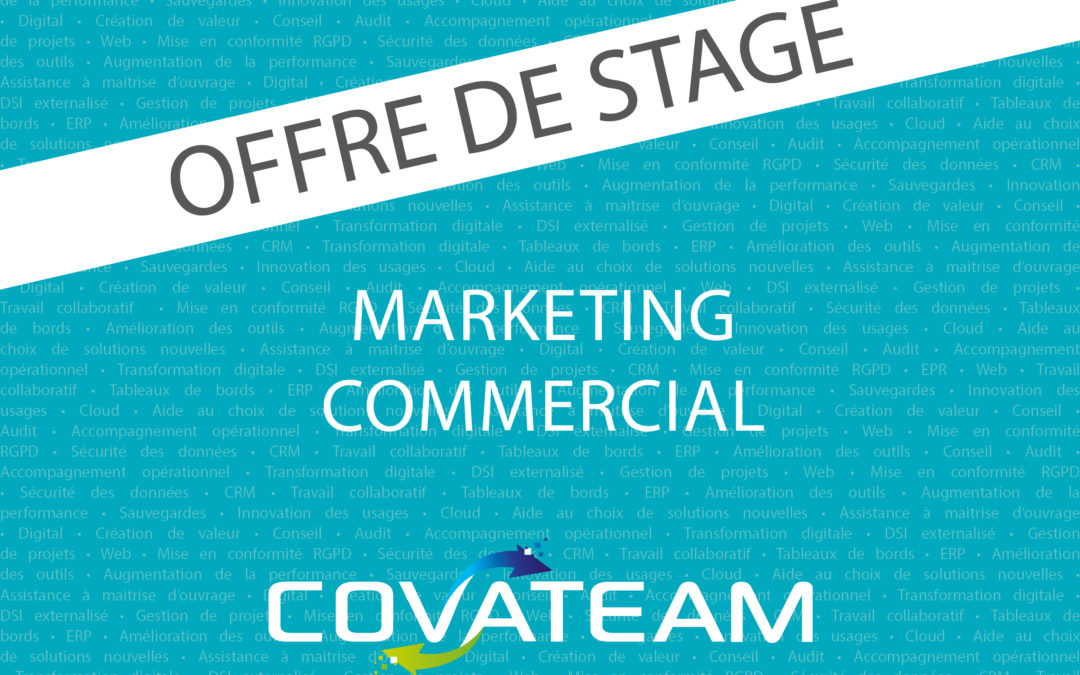 COVATEAM recherche son stagiaire en Marketing/Commercial