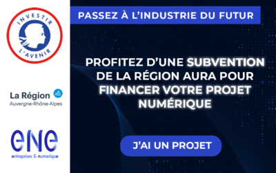 Profitez d’une subvention de la Région AURA pour financer votre projet numérique